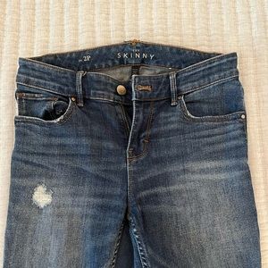 White House Black Market skinny denim size 26p